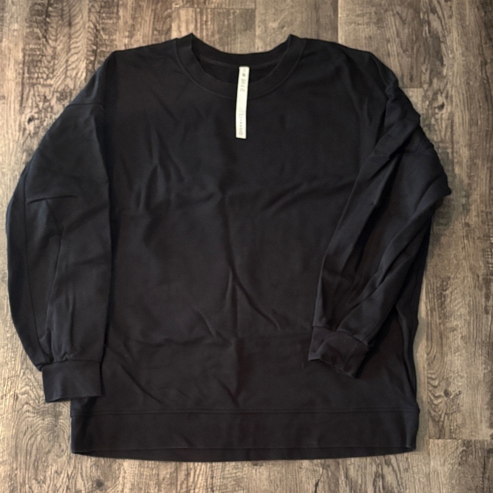 Lululemon Oversized Crewneck Sweatshirt - Black - Size 12
